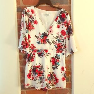 Cupcakes and Cashmere Kirei Floral Romper